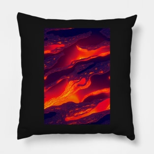 Hottest pattern design ever! Fire and lava #4 Pillow