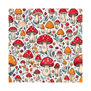 Cute mushroom pattern T-Shirt