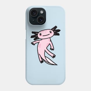 Happy axolotl Phone Case