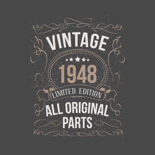 Vintage 1948 Graphic Tee T-Shirt