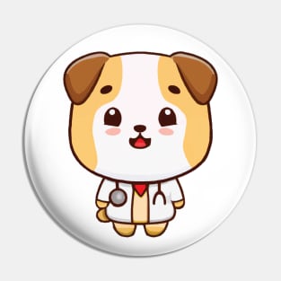 Doctor Dog Pin