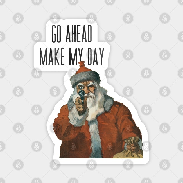 Dirty Santa V2 Magnet by missguiguitte