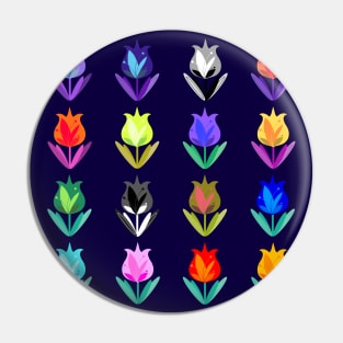 Nocturne Tulip Garden Pin