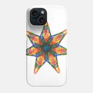 Spirograph Pride Pattern: LGBTQIA+ Phone Case