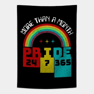 Pride 24 7 365 - Rainbow LGBTQ Tapestry