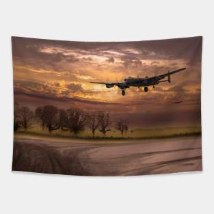 Lancaster Winter Sunrise Return Tapestry