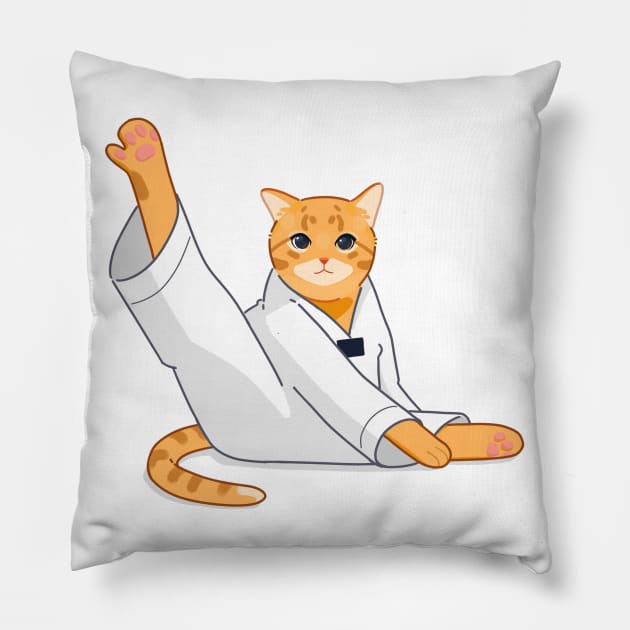TKD Cat Pillow by Coffee's Rescues