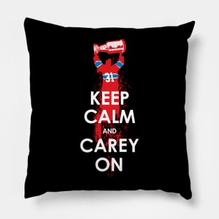 Keep Calm and Carey On Pillow