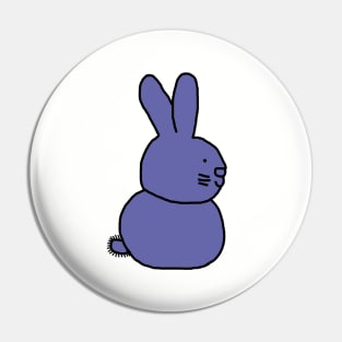 Very Peri Periwinkle Blue Bunny Rabbit Color of the Year 2022 Pin