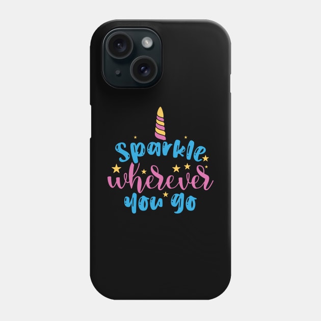 sparkle wherever you go Phone Case by busines_night