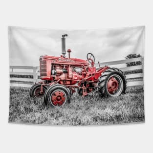 A Tractor Color Isolation Tapestry