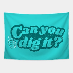 Retro | 70s Slang | Can You Dig It? | 70s Vibe Tapestry