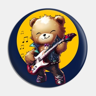 Teddy Rockstar Pin