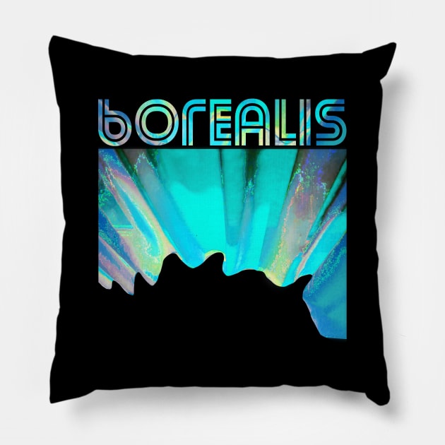 Aurora Borealis Madeon Lyrics Good Faith Pillow by yellowpomelo