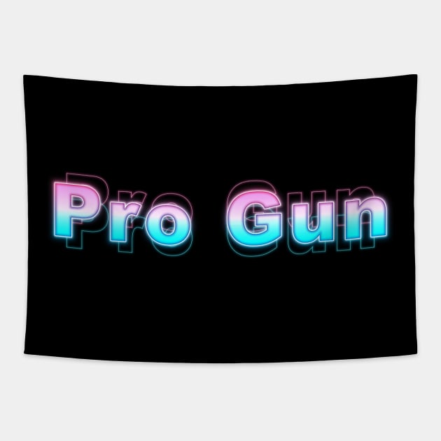 Pro Gun Tapestry by Sanzida Design