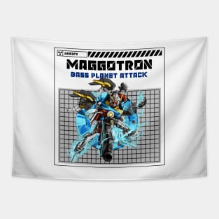 Maggotron Mecha Bass Planet Attack Tapestry