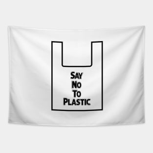 Say No To Plastic - Pollution Tapestry