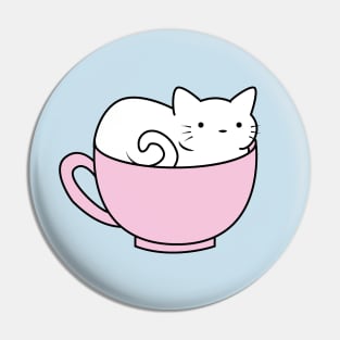 Teacup Cat Pin