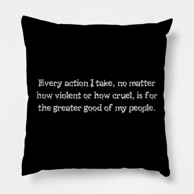 zod quote Pillow by 752 Designs