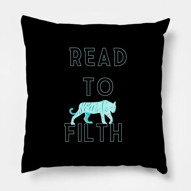 Read to Filth Pillow by owlfork