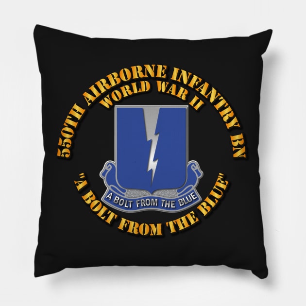 550th Airborne Infantry Battalion Pillow by twix123844