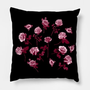 Pink Roses Pillow