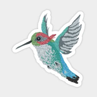 Bee Hummingbird Magnet