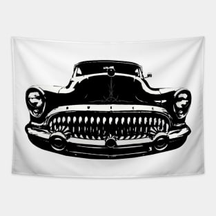 1953 Buick Black and White Tapestry