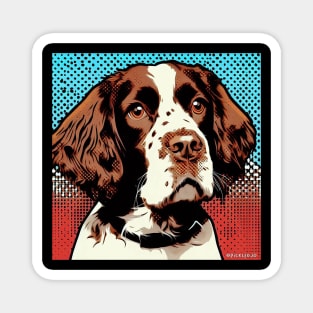 Springer Spaniel Pop Art Magnet