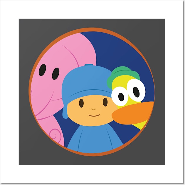 Drawings To Paint & Colour Pocoyo - Print Design 004