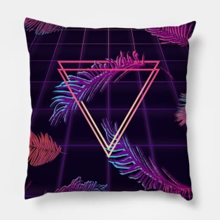 80's Retro Cyberpunk Synthwaves Dominating the Future Pillow