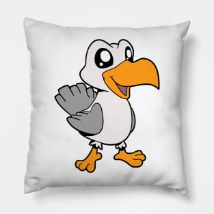 Kawaii Seagull Pillow