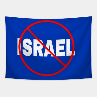 🚫 Israel - White - Front Tapestry