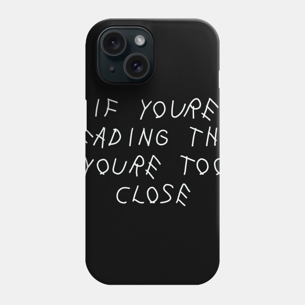 Social Distance Phone Case by codebluecreative