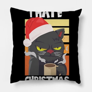 I Hate Christmas Pillow