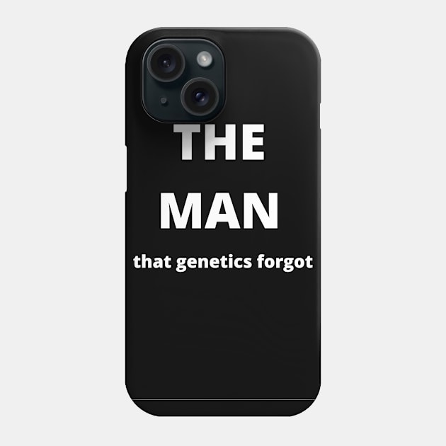 "The Man That Genetics Forgot" Design Phone Case by Hallway wrestling podcast 