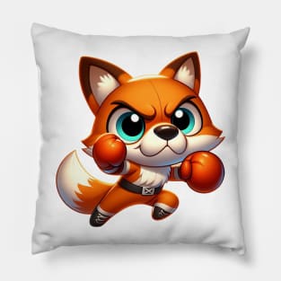 Cute Boxer Fox Pillow