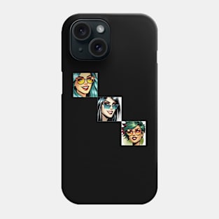 Volti di Donna 20 | Female faces 20 Phone Case