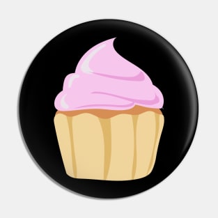 Pink cream cupcake Pin