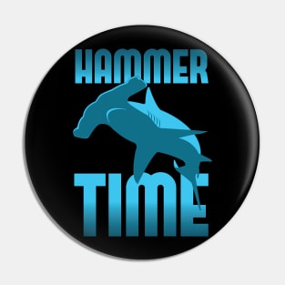 Hammer Time Hammer Head Shark Pin