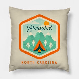 Brevard North Carolina NC Tourist Souvenir Pillow