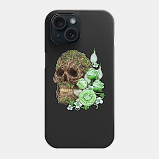 Unique Cool Floral Tree Spirit Skull Phone Case