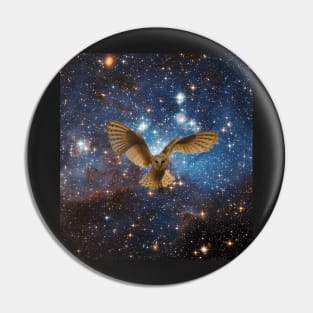 Space Owl Pin