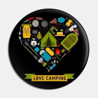 love  camping Pin