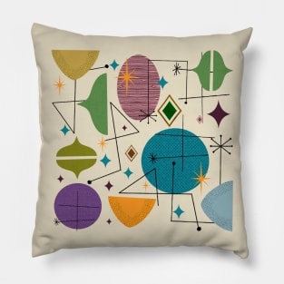 Mid century abstract Pillow