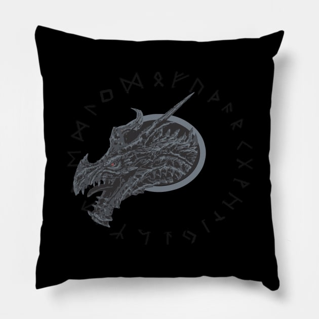 Alduin Pillow by Notanewmember