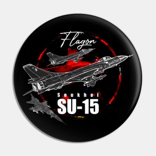 Sukhoi SU-15 Vintage Soviet Union fighterjet Pin