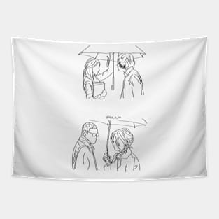 Love Rain Tapestry