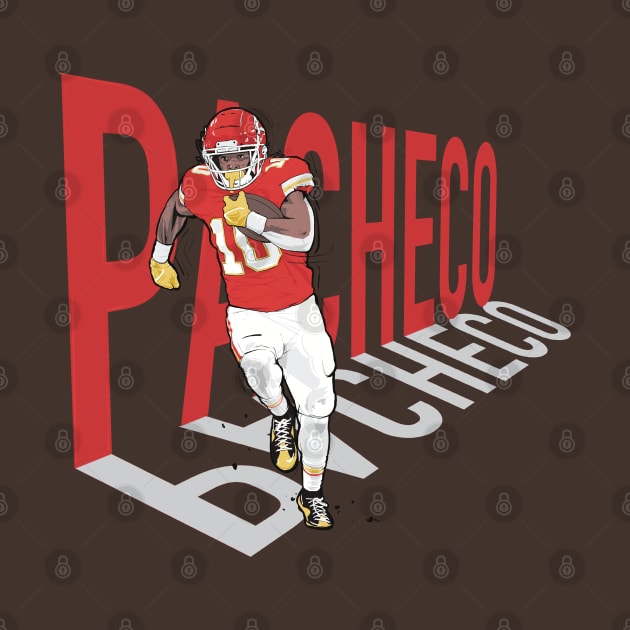 Isiah Pacheco KC Chiefs by RipleyArtShop