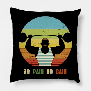 No Pain No Gain Pillow